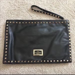 Valentino Rock Stud Clutch